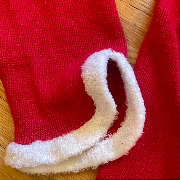 Vtg. CHRISTMAS Sweater/Heirloom Collectables/L/snowmen & scarves/red,blue,green - Picture 7 of 8